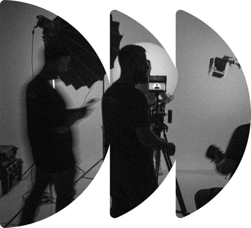 Os rostos atrás das câmeras